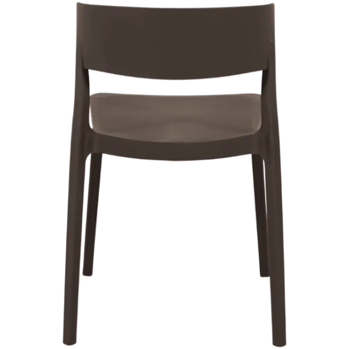 Chaise empilable Lilo gris anthracite