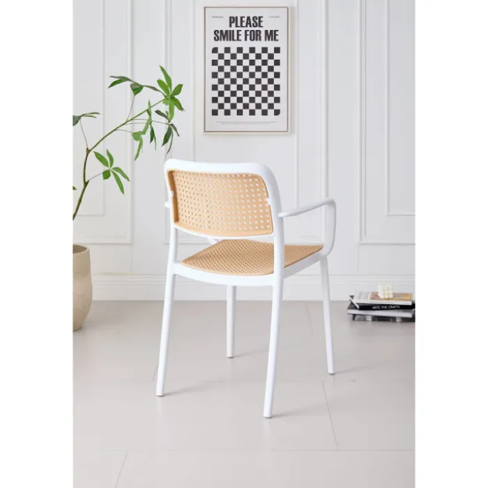 Chaise empilable Milan blanc