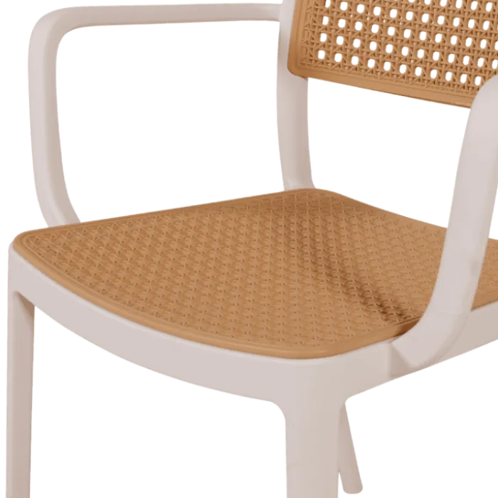 Chaise empilable Milan blanc