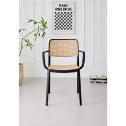 Chaise empilable Milan noir