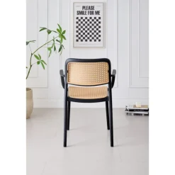 Chaise empilable Milan noir