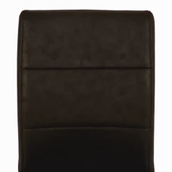 Chaise Enno 3 revêtement tissu noir