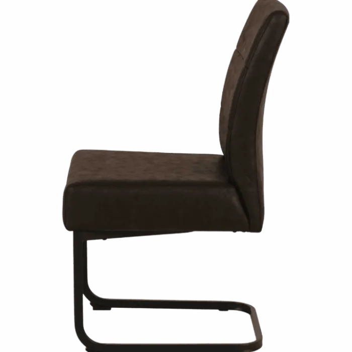 Chaise Enno 3 revêtement tissu noir