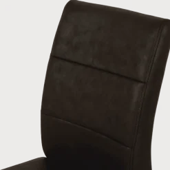 Chaise Enno 3 revêtement tissu noir
