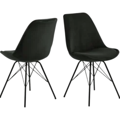 Chaise Eris vert foncé