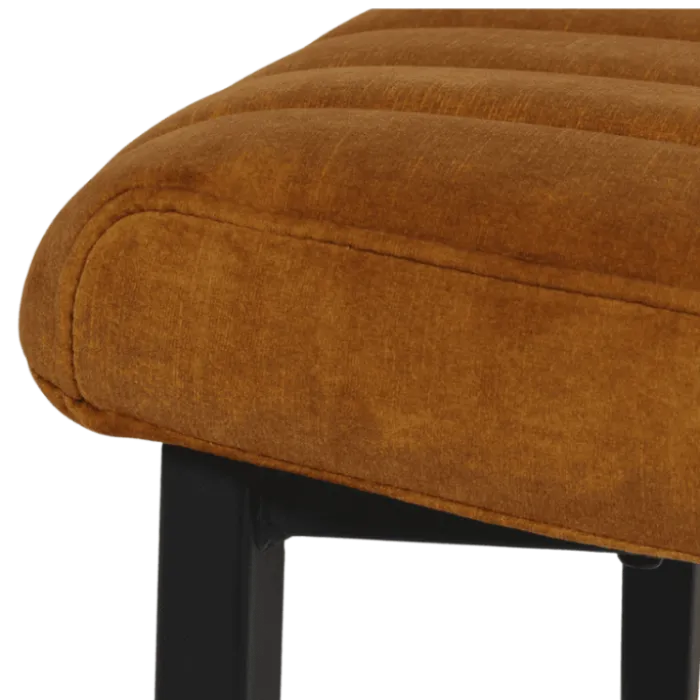 Chaise IVAN velour Gold