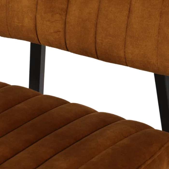 Chaise IVAN velour Gold