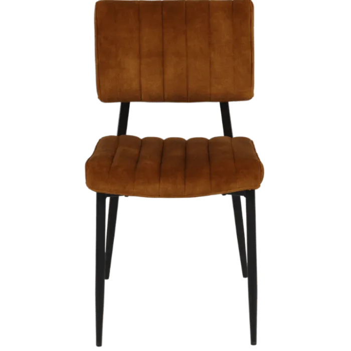 Chaise IVAN velour Gold