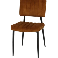 Chaise IVAN velour Gold