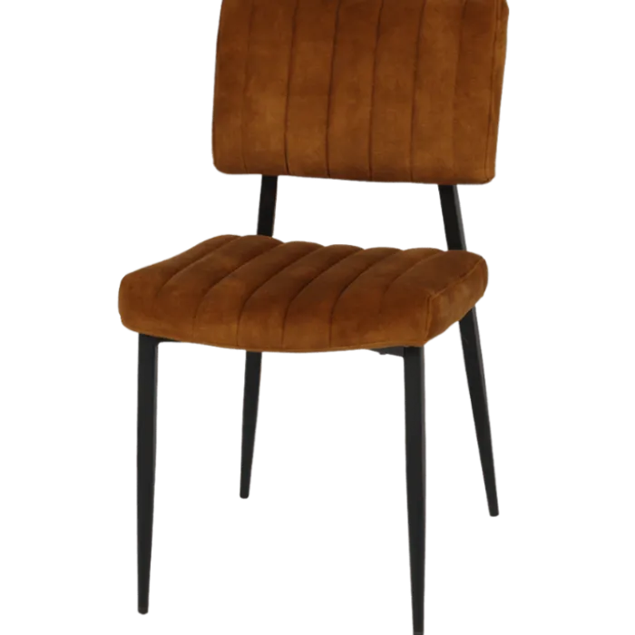 Chaise IVAN velour Gold