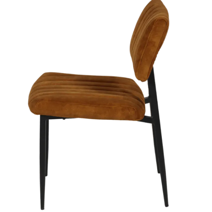 Chaise IVAN velour Gold