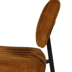 Chaise IVAN velour Gold