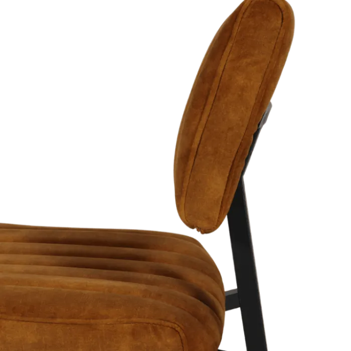 Chaise IVAN velour Gold