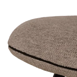 Chaise Jaimie tissu taupe Dolphin
