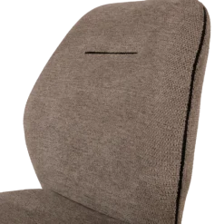 Chaise Jaimie tissu taupe Dolphin