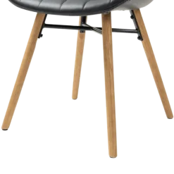 Chaise Kerma noir cha01pu