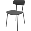 Chaise Lazio noir