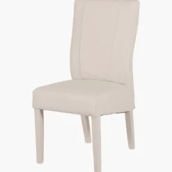 Chaise Lucca Blanc et pied blanc