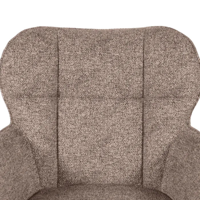Chaise Macao pivotante gris clair
