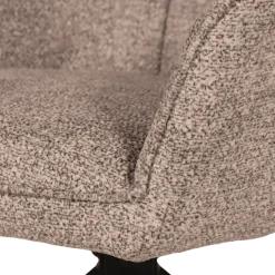 Chaise Macao pivotante gris clair