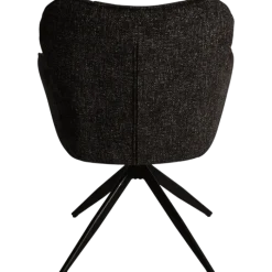 Chaise Macao pivotante gris graphite