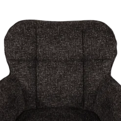 Chaise Macao pivotante gris graphite