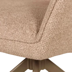 Chaise Macao pivotante taupe