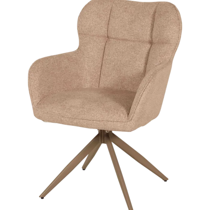 Chaise Macao pivotante taupe
