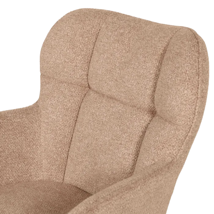 Chaise Macao pivotante taupe