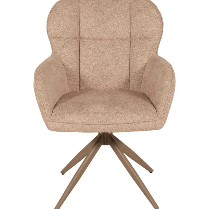 Chaise Macao pivotante taupe