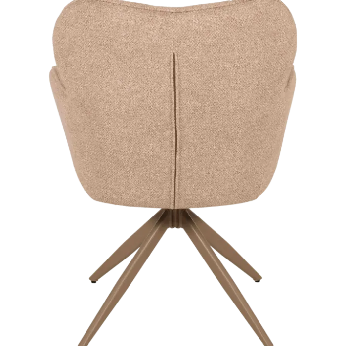 Chaise Macao pivotante taupe