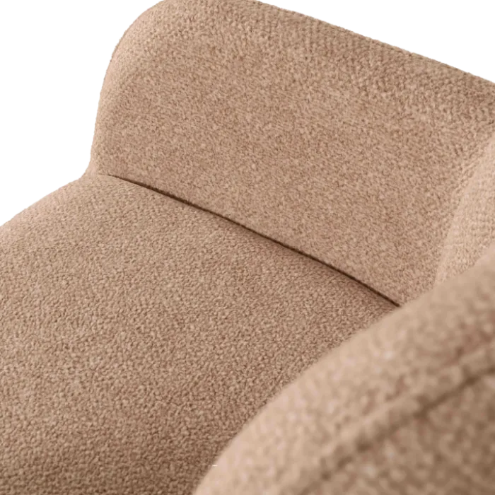 Chaise Macao pivotante taupe