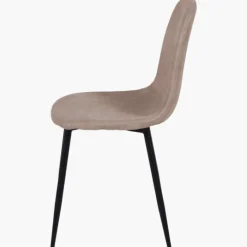 Chaise Mia tissu cowboy vintage taupe