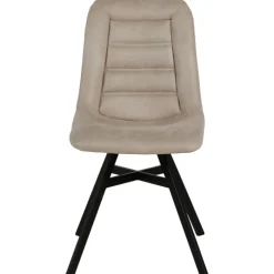 Chaise Niels en tissu beige