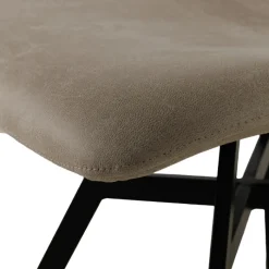 Chaise Niels en tissu beige