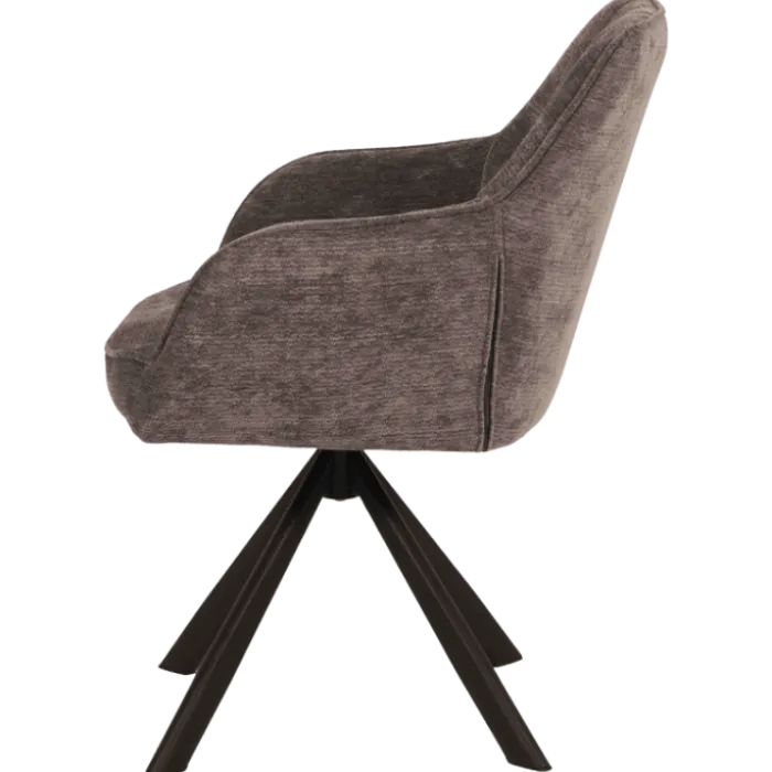Chaise pivotante Nova gris clair
