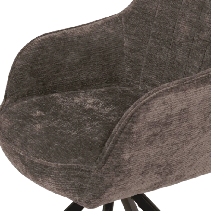 Chaise pivotante Nova gris clair