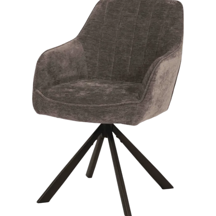 Chaise pivotante Nova gris clair