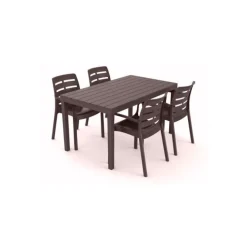 Chaise plastique Borneo moka