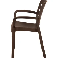 Chaise plastique Borneo moka
