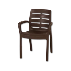 Chaise plastique Borneo moka