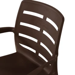 Chaise plastique Borneo moka