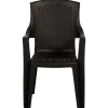 Chaise plastique EDEN anthracite