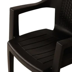Chaise plastique EDEN anthracite