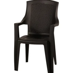 Chaise plastique EDEN anthracite