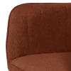Chaise Rox avec accoudoirs Terracotta