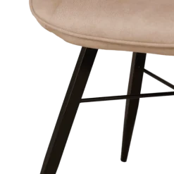 Chaise Shelton - Chaise en tissu beige