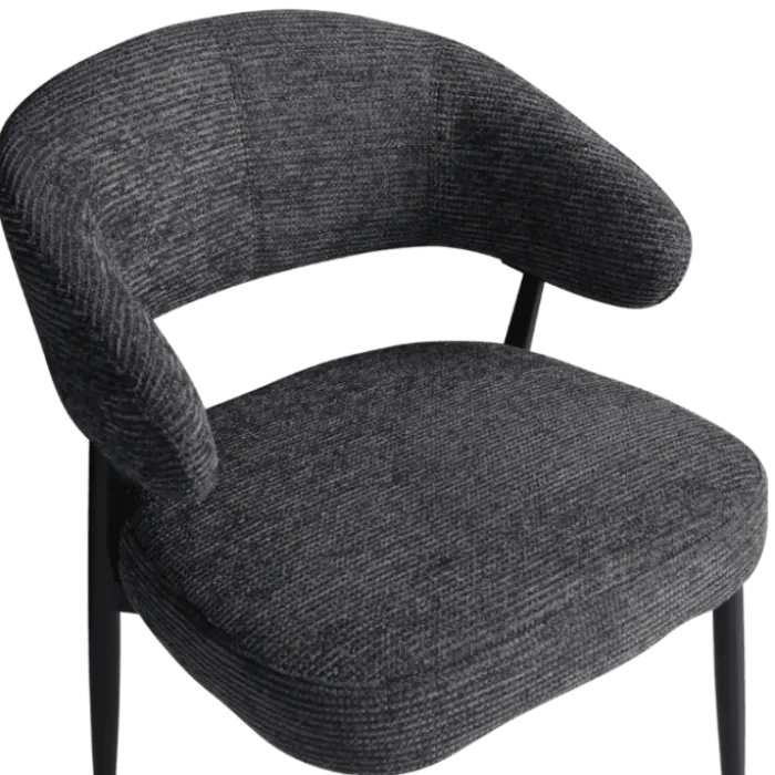 Chaise Simon Gris anthracite