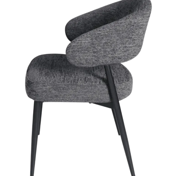 Chaise Simon Gris anthracite