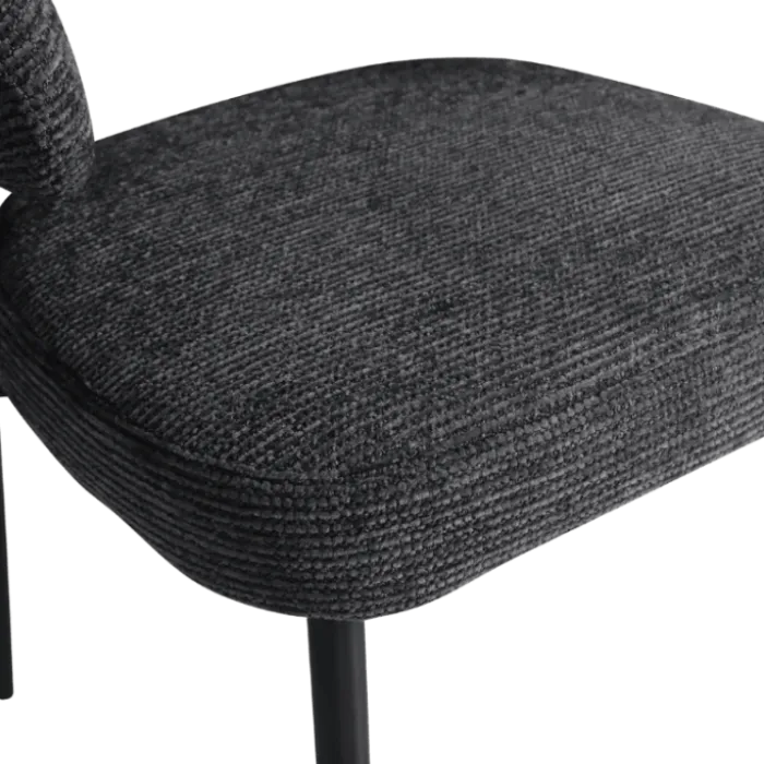 Chaise Simon Gris anthracite
